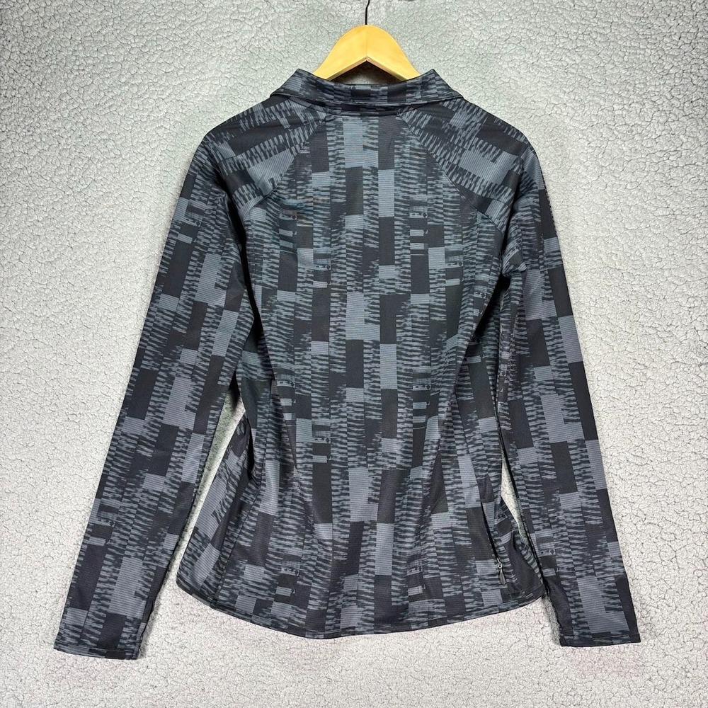 Under Armour UA 1/4 Zip Pullover Threadborne Mens M Geometric Fitted Golf Casual - Picture 11 of 12